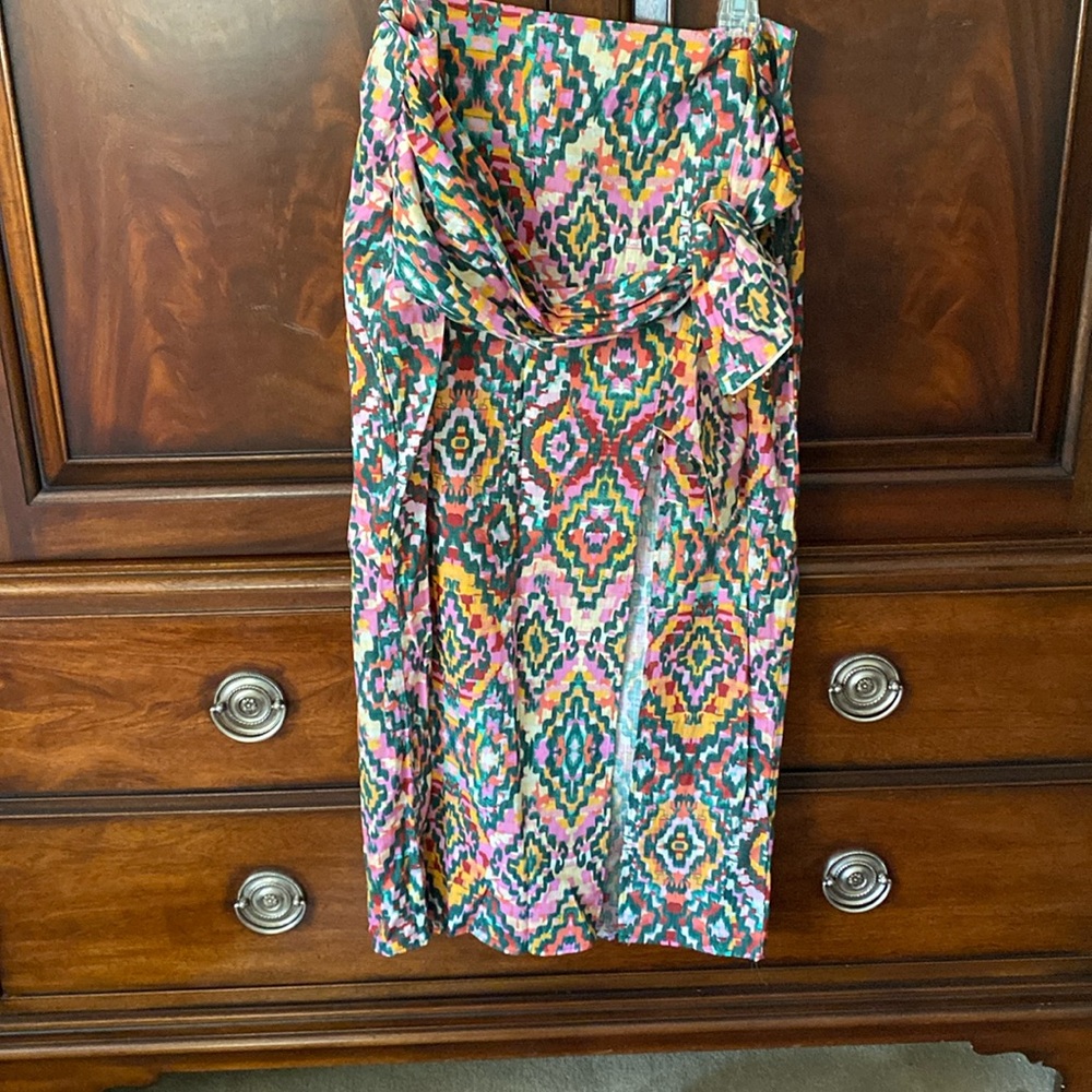 Zara Multicolor Abstract Print Skirt Fiesta skirt!!